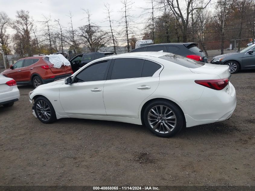 2019 Infiniti Q50 3.0T Luxe VIN: JN1EV7AR4KM558865 Lot: 40858065