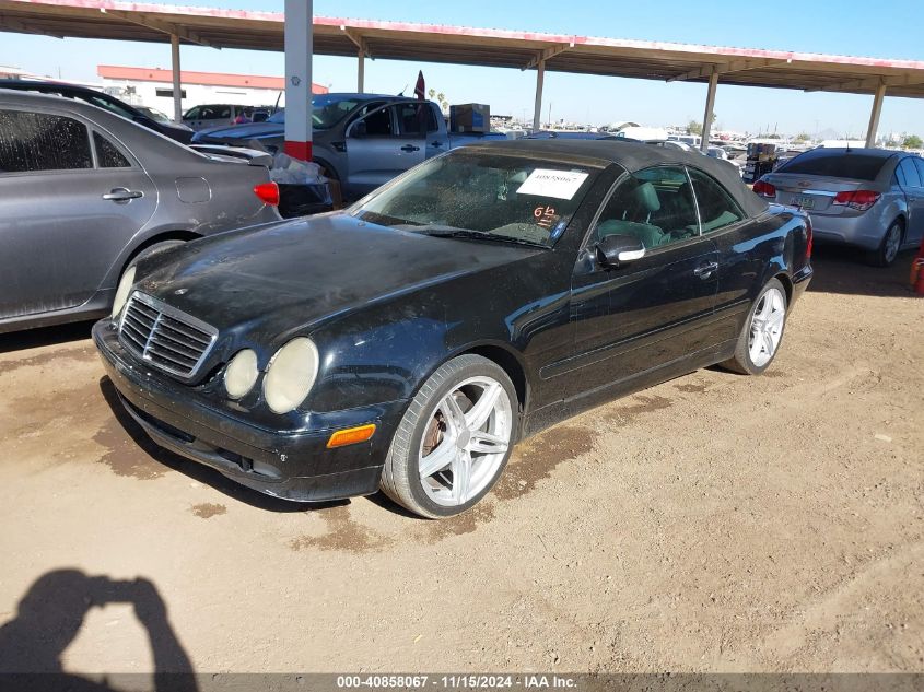 2002 Mercedes-Benz Clk 320 VIN: WDBLK65G32T114879 Lot: 40858067