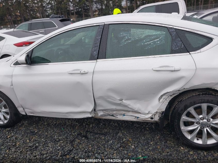 2015 Chrysler 200 C VIN: 1C3CCCCG9FN516937 Lot: 40858074