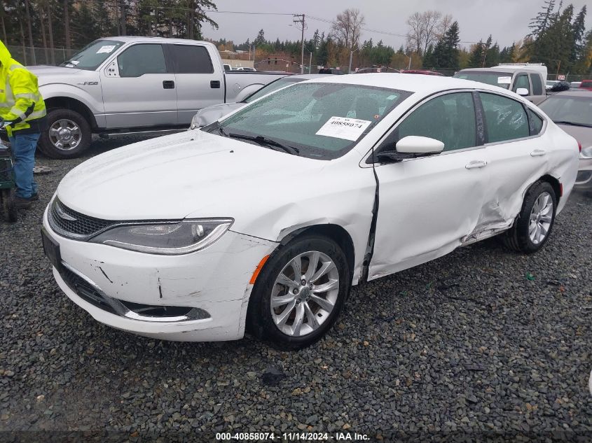 2015 Chrysler 200 C VIN: 1C3CCCCG9FN516937 Lot: 40858074