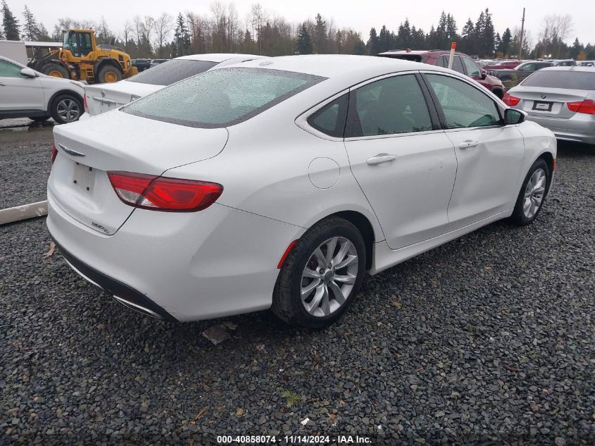 2015 Chrysler 200 C VIN: 1C3CCCCG9FN516937 Lot: 40858074