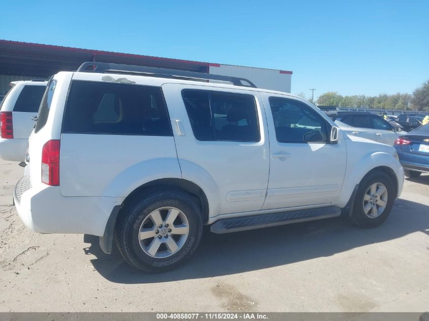 2011 Nissan Pathfinder Sv VIN: 5N1AR1NN4BC632078 Lot: 40858077