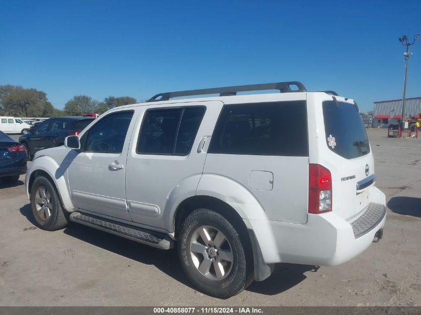 2011 Nissan Pathfinder Sv VIN: 5N1AR1NN4BC632078 Lot: 40858077