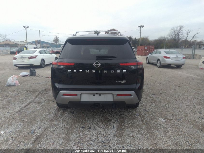 2023 Nissan Pathfinder Platinum 4Wd VIN: 5N1DR3DK8PC235237 Lot: 40858082