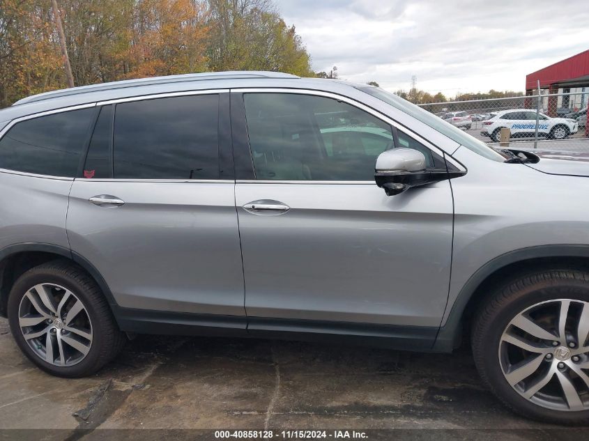 2018 Honda Pilot Touring VIN: 5FNYF6H97JB061226 Lot: 40858128