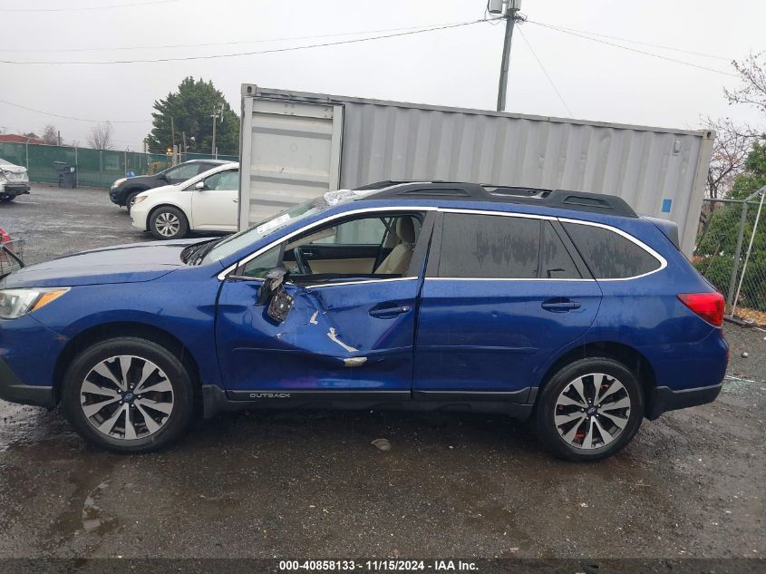 2016 Subaru Outback 2.5I Limited VIN: 4S4BSANC3G3259002 Lot: 40858133