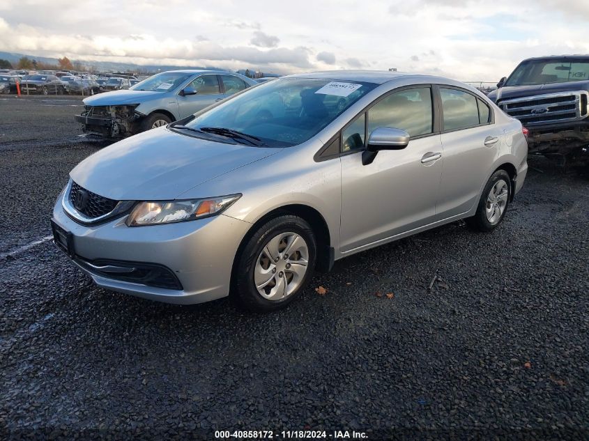 VIN 2HGFB2F53FH530973 2015 Honda Civic, LX no.2