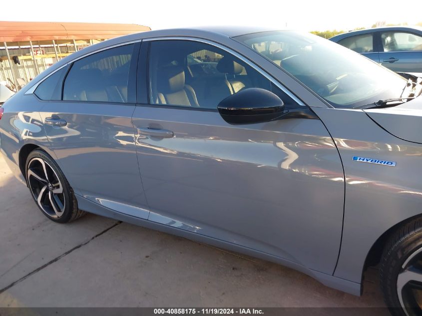 2022 Honda Accord Hybrid Sport VIN: 1HGCV3F27NA006700 Lot: 40858175