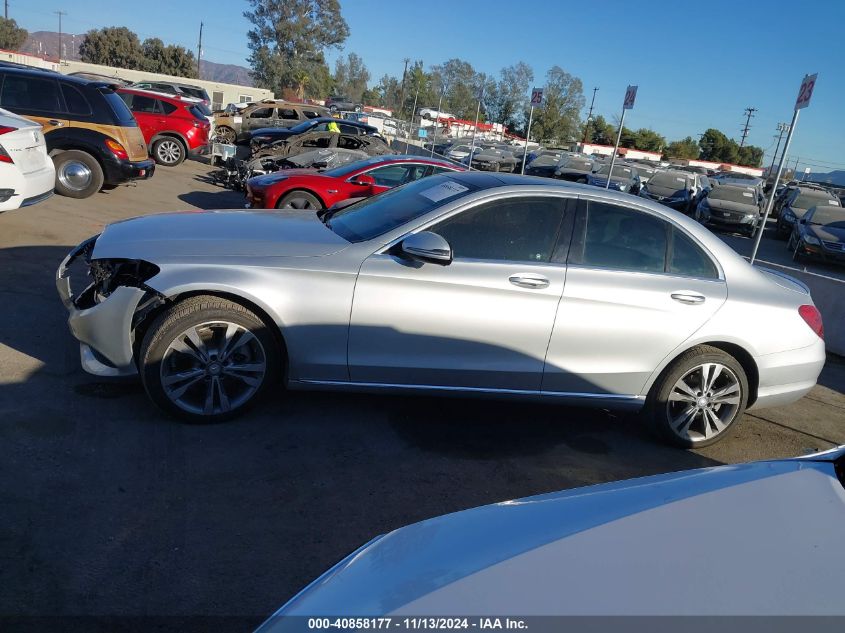 2016 Mercedes-Benz C 300 4Matic/Luxury 4Matic/Sport 4Matic VIN: 55SWF4KBXGU179009 Lot: 40858177