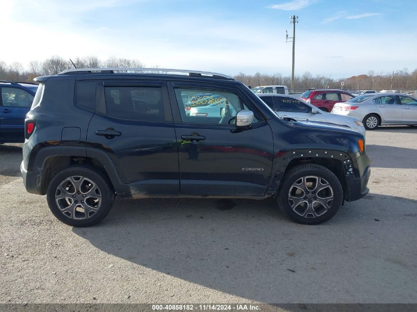 2017 Jeep Renegade Limited 4X4 VIN: ZACCJBDBXHPE66848 Lot: 40858182