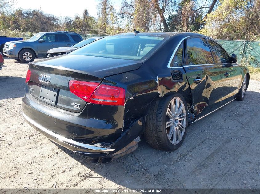 2013 Audi A8 L 4.0T VIN: WAUR2AFD5DN031199 Lot: 40858188