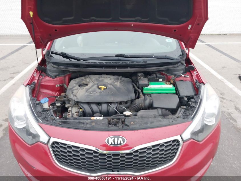 2014 Kia Forte Lx VIN: KNAFX4A6XE5208474 Lot: 40858191