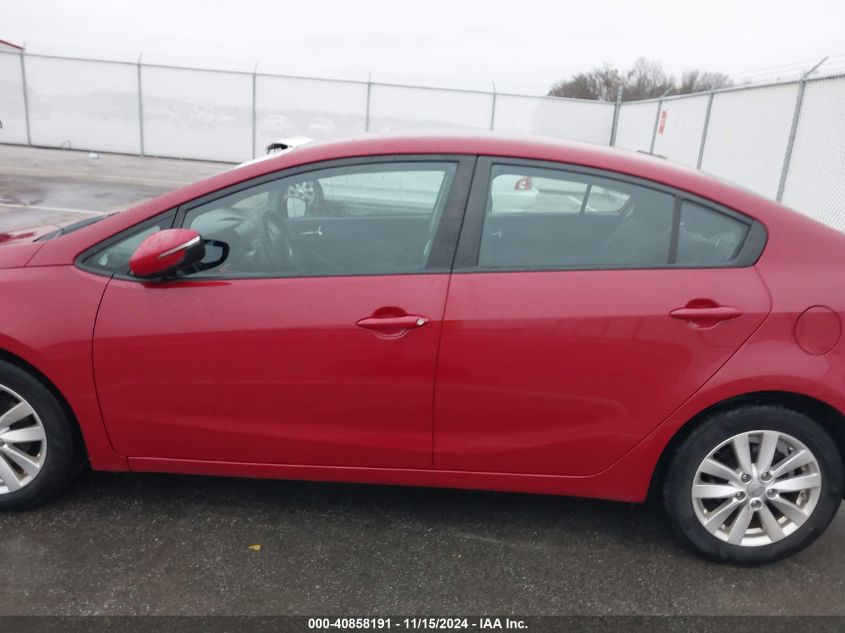 2014 Kia Forte Lx VIN: KNAFX4A6XE5208474 Lot: 40858191