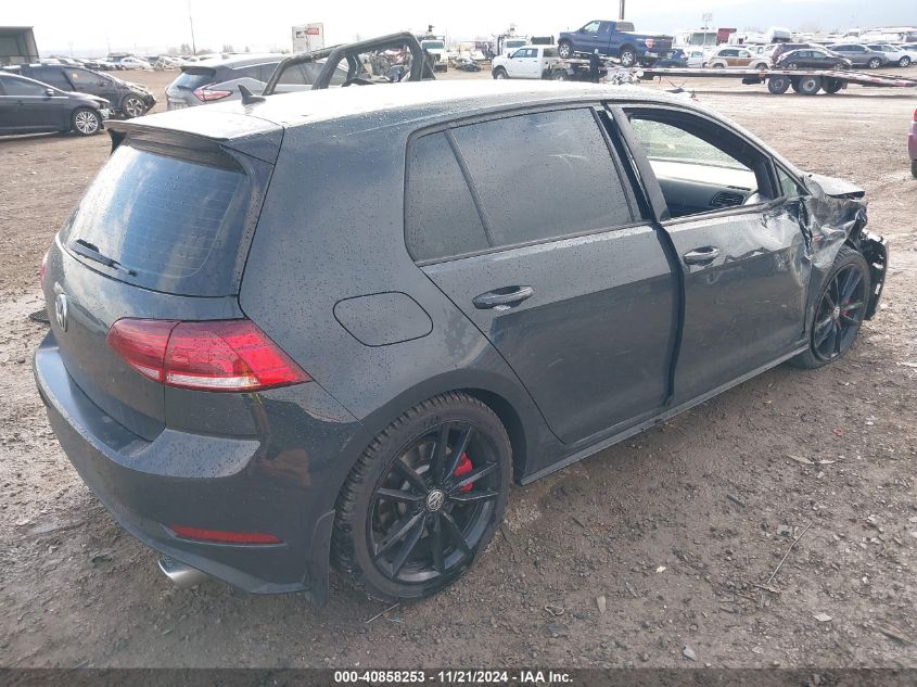 2019 Volkswagen Golf Gti 2.0T Autobahn/2.0T Rabbit Edition/2.0T S/2.0T Se VIN: 3VW6T7AU1KM006849 Lot: 40858253