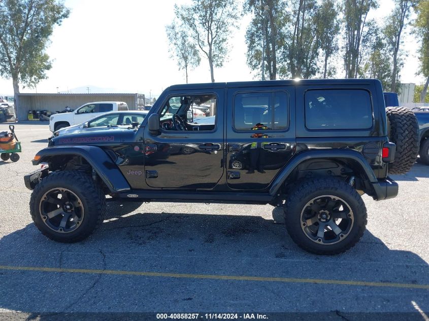 2018 Jeep Wrangler Unlimited Rubicon 4X4 VIN: 1C4HJXFN1JW202064 Lot: 40858257