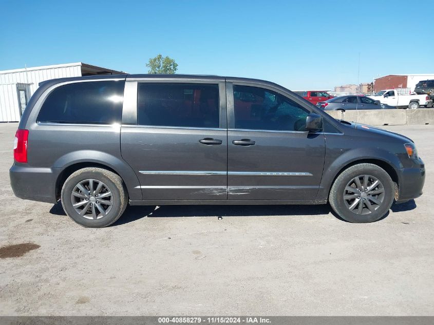 2016 Chrysler Town & Country S VIN: 2C4RC1HG9GR128212 Lot: 40858279