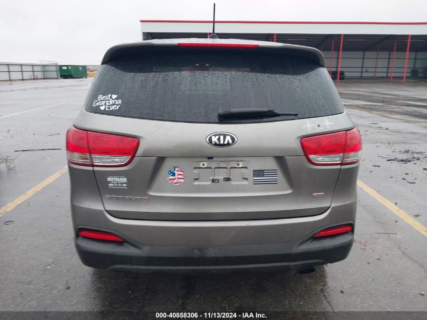 2018 Kia Sorento 2.4L L VIN: 5XYPG4A37JG407187 Lot: 40858306