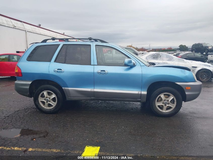 2003 Hyundai Santa Fe Gls/Lx VIN: KM8SC73D53U472744 Lot: 40858308