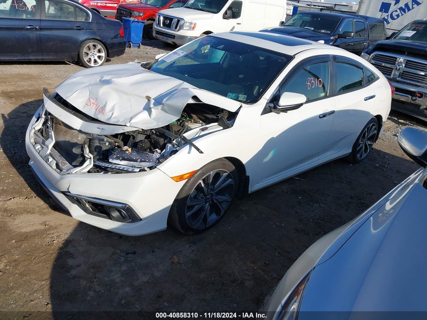 VIN JHMFC1F97KX003113 2019 HONDA CIVIC TOURING