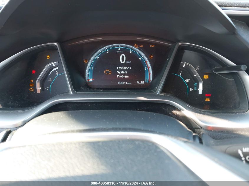 VIN JHMFC1F97KX003113 2019 HONDA CIVIC TOURING