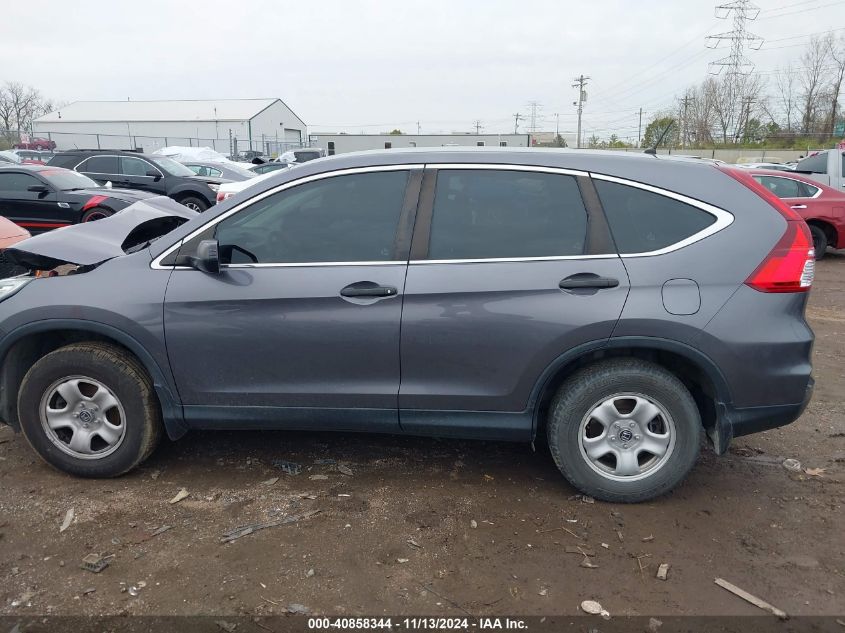 2015 Honda Cr-V Lx VIN: 5J6RM4H3XFL119791 Lot: 40858344