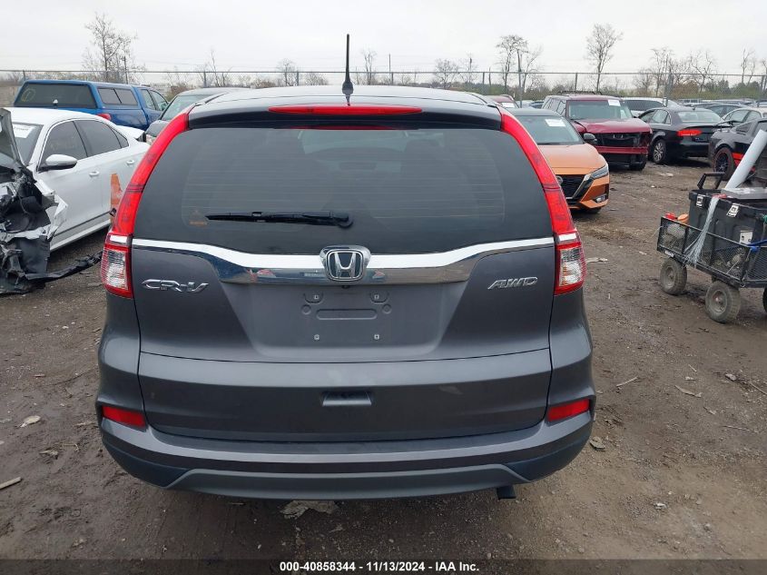 2015 Honda Cr-V Lx VIN: 5J6RM4H3XFL119791 Lot: 40858344