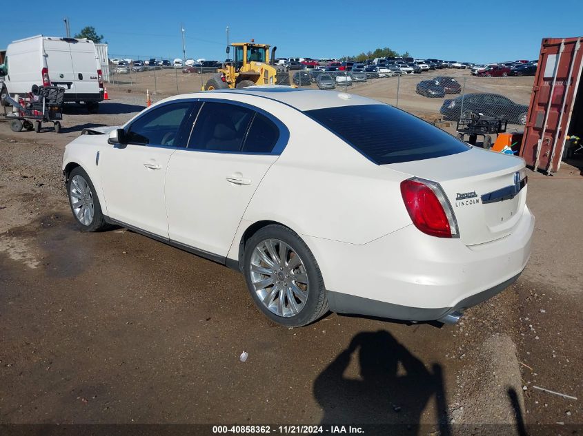 2009 Lincoln Mks VIN: 1LNHM93R69G631728 Lot: 40858362