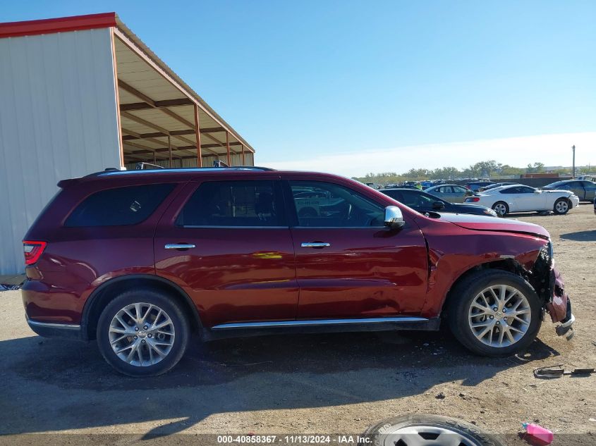 2016 Dodge Durango Sxt VIN: 1C4RDHAG3GC459666 Lot: 40858367