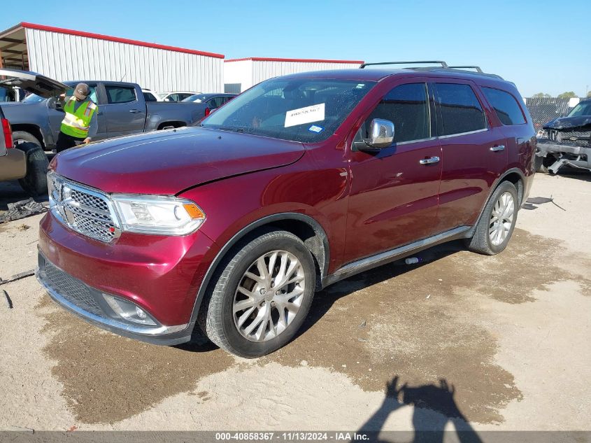 VIN 1C4RDHAG3GC459666 2016 Dodge Durango, Sxt no.2