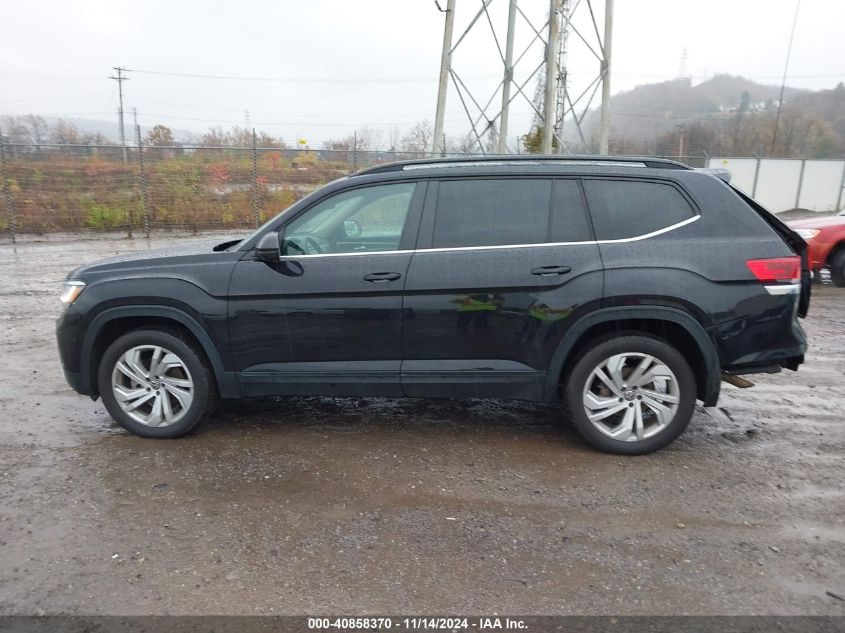 2021 Volkswagen Atlas 3.6L V6 Se W/Technology VIN: 1V2HR2CAXMC590820 Lot: 40858370