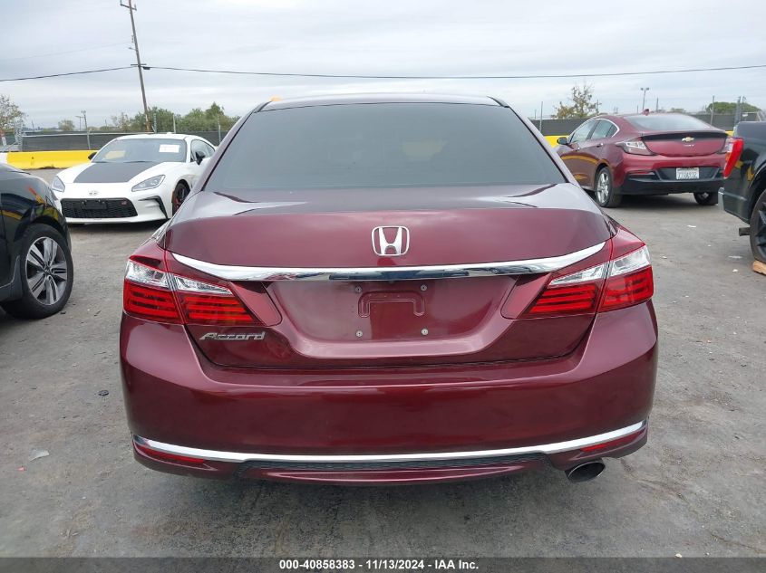 2016 Honda Accord Lx VIN: 1HGCR2F35GA004681 Lot: 40858383