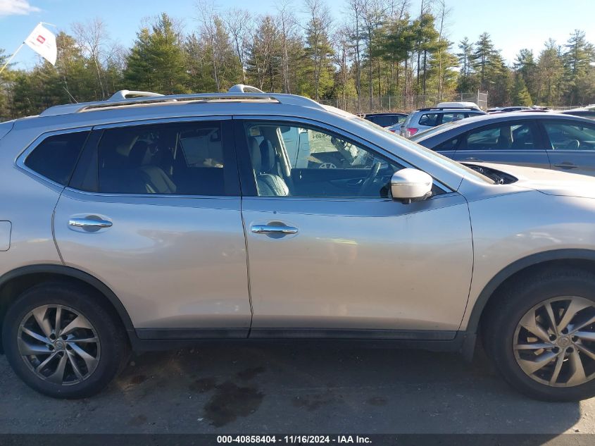 2015 Nissan Rogue Sl VIN: 5N1AT2MV2FC769437 Lot: 40858404