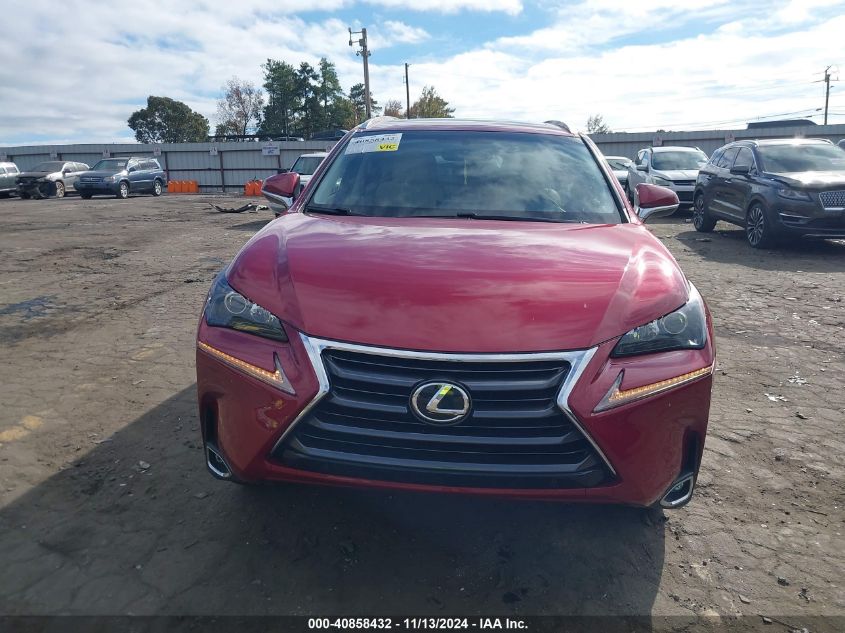 2015 Lexus Nx 200T VIN: JTJBARBZ5F2014556 Lot: 40858432