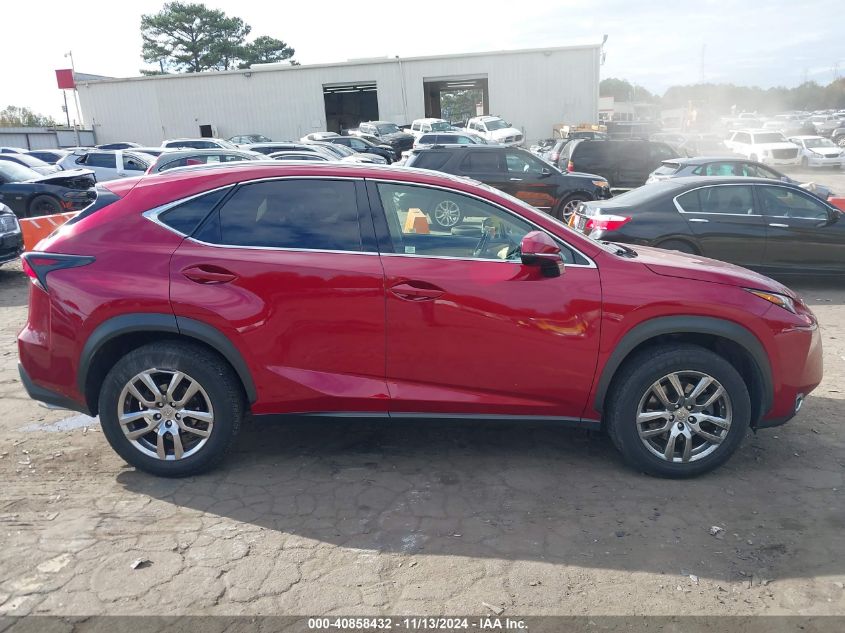 2015 Lexus Nx 200T VIN: JTJBARBZ5F2014556 Lot: 40858432