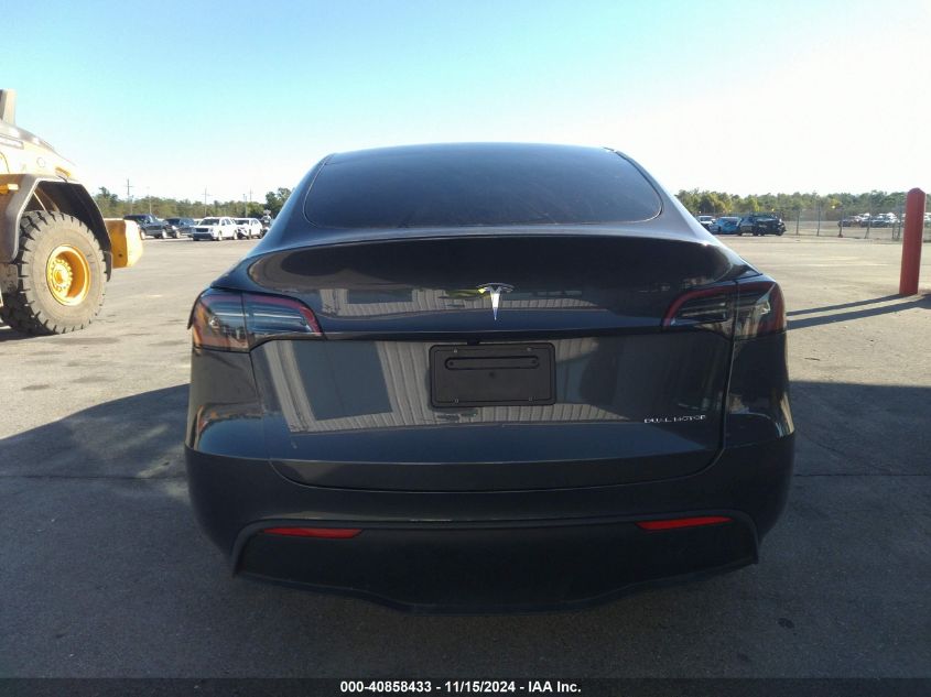 2023 Tesla Model Y Awd/Long Range Dual Motor All-Wheel Drive VIN: 7SAYGDEE1PF921037 Lot: 40858433