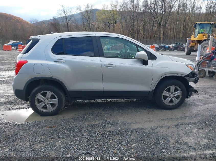 2019 Chevrolet Trax Ls VIN: 3GNCJNSB9KL384797 Lot: 40858463