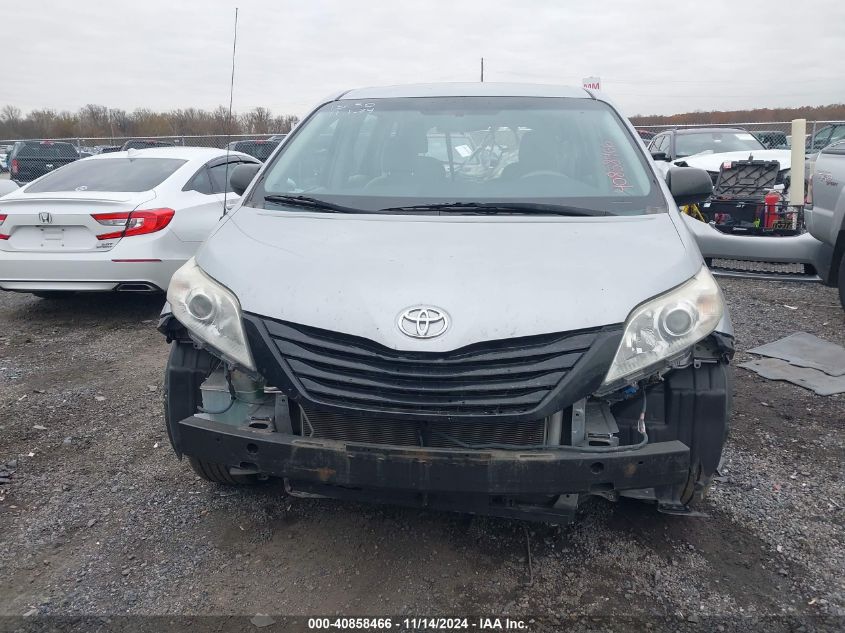 2014 Toyota Sienna L V6 7 Passenger VIN: 5TDZK3DC2ES458053 Lot: 40858466