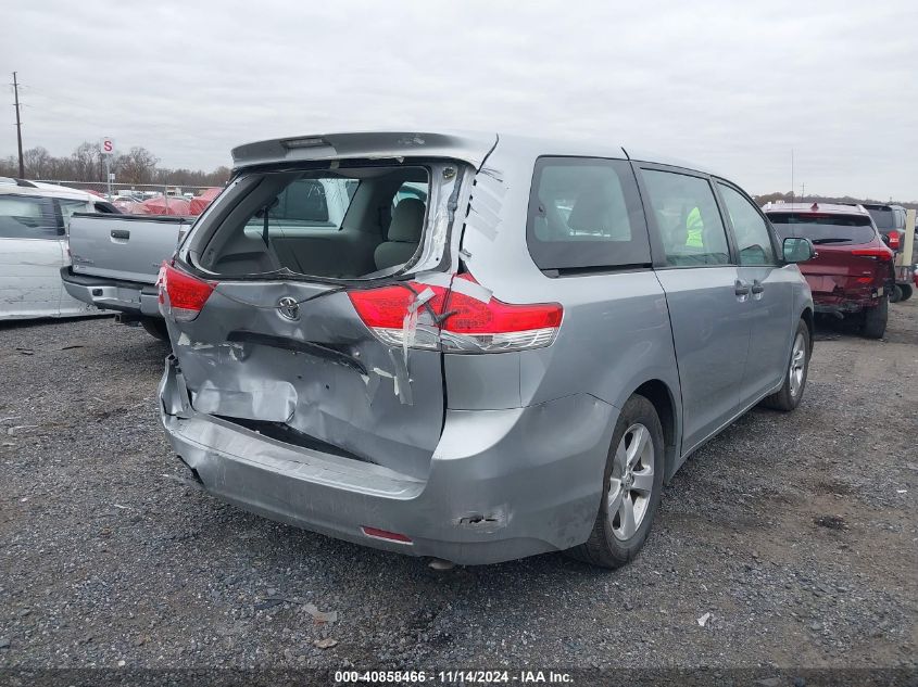 2014 Toyota Sienna L V6 7 Passenger VIN: 5TDZK3DC2ES458053 Lot: 40858466