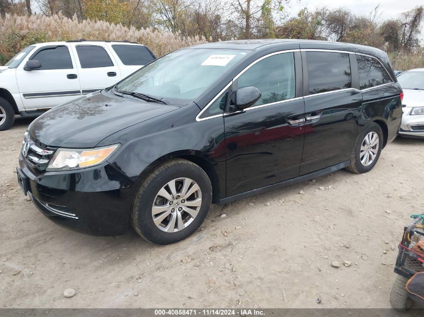 VIN 5FNRL5H68FB034220 2015 Honda Odyssey, Ex-L no.2