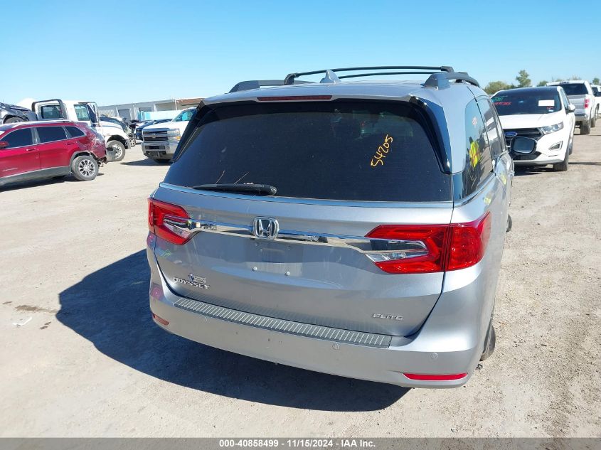 VIN 5FNRL6H97KB000022 2019 HONDA ODYSSEY ELITE