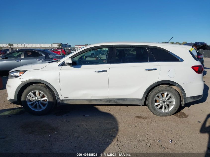 2019 Kia Sorento 2.4L Lx VIN: 5XYPGDA39KG463939 Lot: 40858521