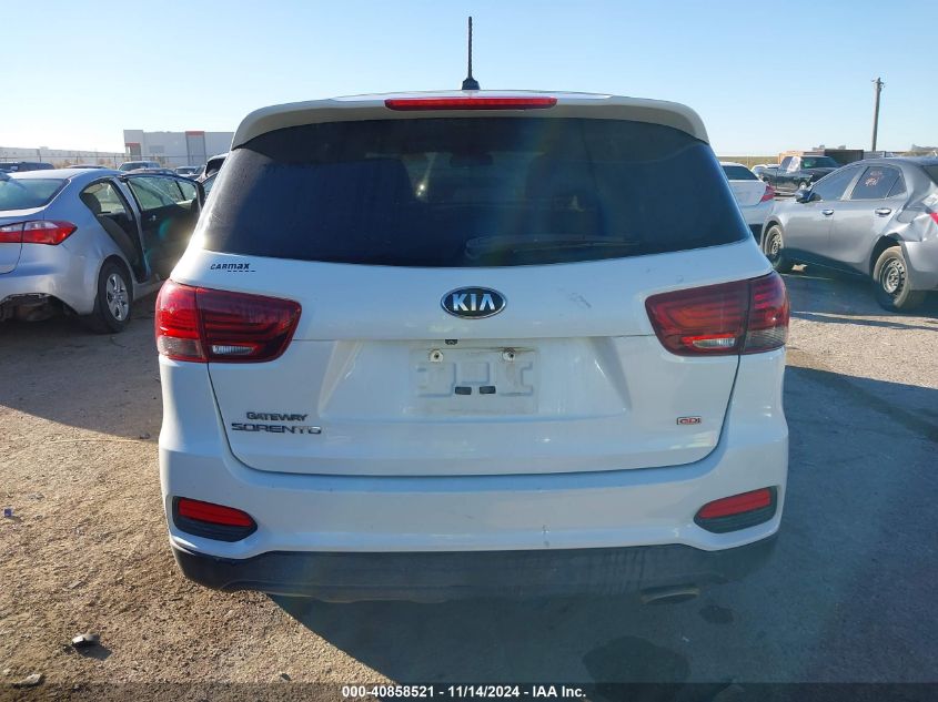 2019 Kia Sorento 2.4L Lx VIN: 5XYPGDA39KG463939 Lot: 40858521