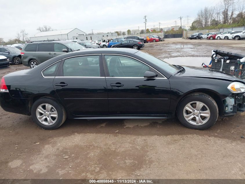 2013 Chevrolet Impala Ls VIN: 2G1WF5E30D1254836 Lot: 40858545