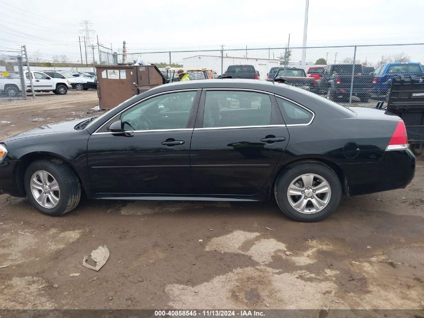 2013 Chevrolet Impala Ls VIN: 2G1WF5E30D1254836 Lot: 40858545