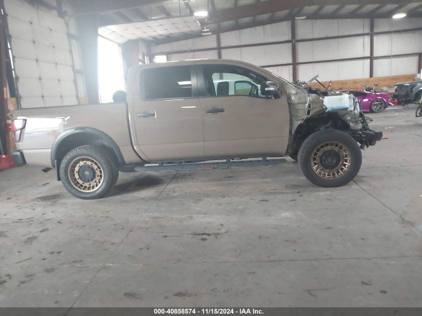 2021 Nissan Titan Pro-4X 4X4 VIN: 1N6AA1ED3MN509394 Lot: 40858574