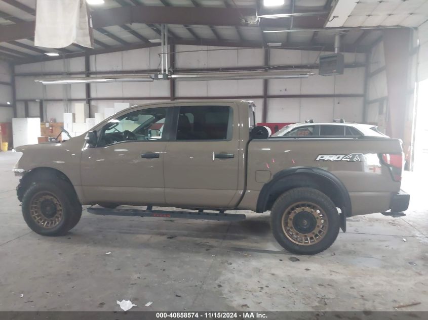 2021 Nissan Titan Pro-4X 4X4 VIN: 1N6AA1ED3MN509394 Lot: 40858574