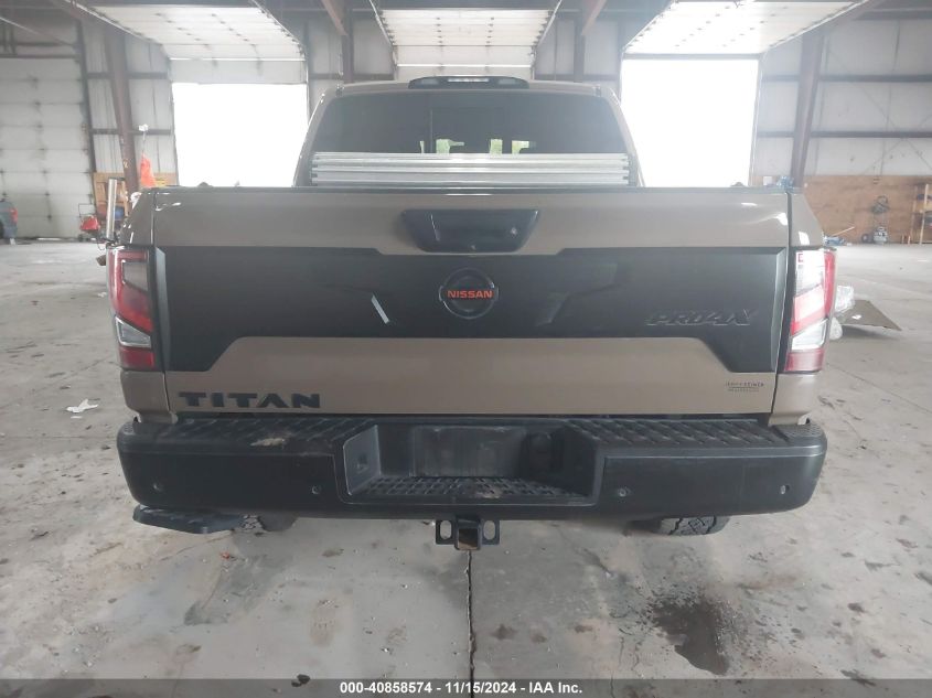 2021 Nissan Titan Pro-4X 4X4 VIN: 1N6AA1ED3MN509394 Lot: 40858574