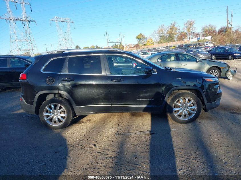 2014 Jeep Cherokee Limited VIN: 1C4PJLDB0EW154284 Lot: 40858575