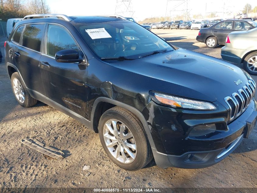 2014 Jeep Cherokee Limited VIN: 1C4PJLDB0EW154284 Lot: 40858575