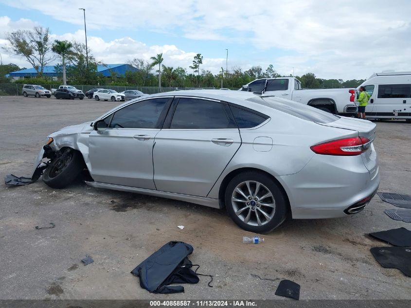 2017 Ford Fusion VIN: 3SA6P08D1HR374714 Lot: 40858587